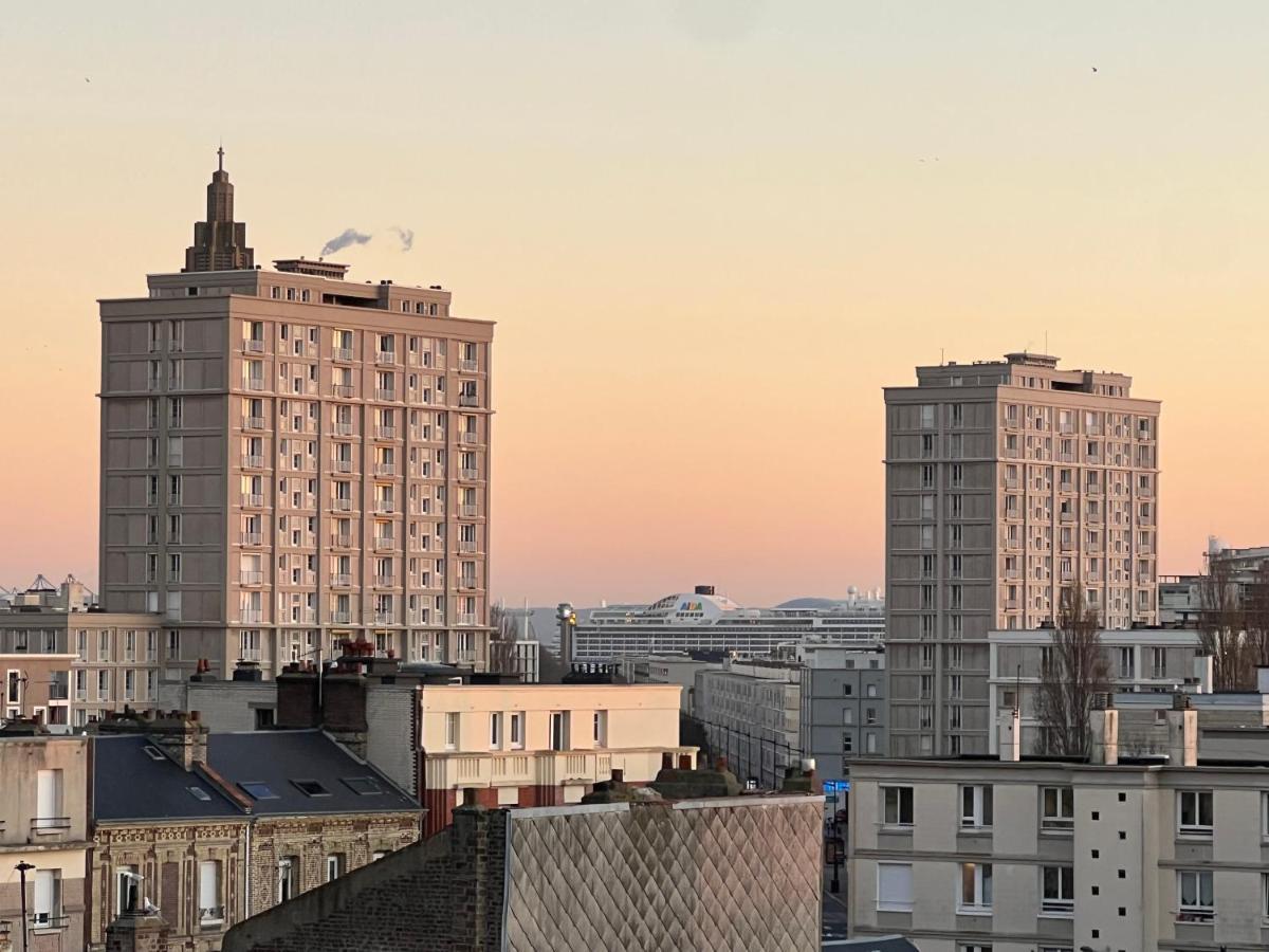 Le Petit Nid Perche Sous Les Toits, Vue Mer Le Havre Exterior photo